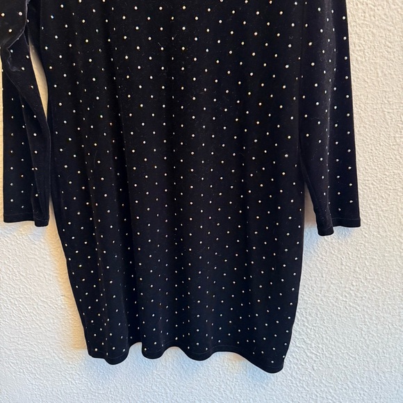 H&M Velvet Rhinestone Dress - Picture 5 of 11
